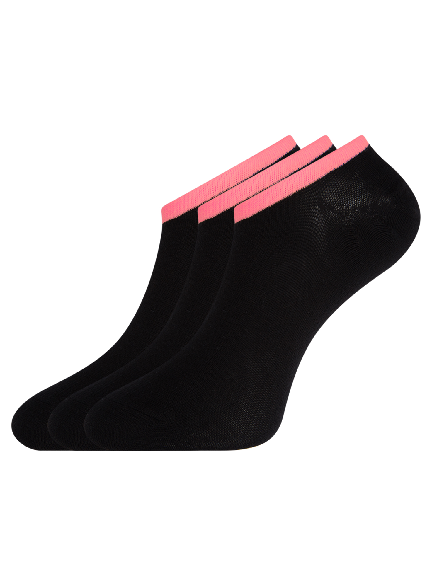 Комплект носков женских oodji 57102602T3 черных 35-37