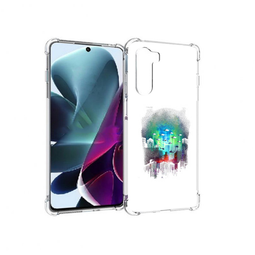 

Чехол MyPads Tocco для Motorola Moto G200 город в свечении (PT227076.355.296), Прозрачный, Tocco