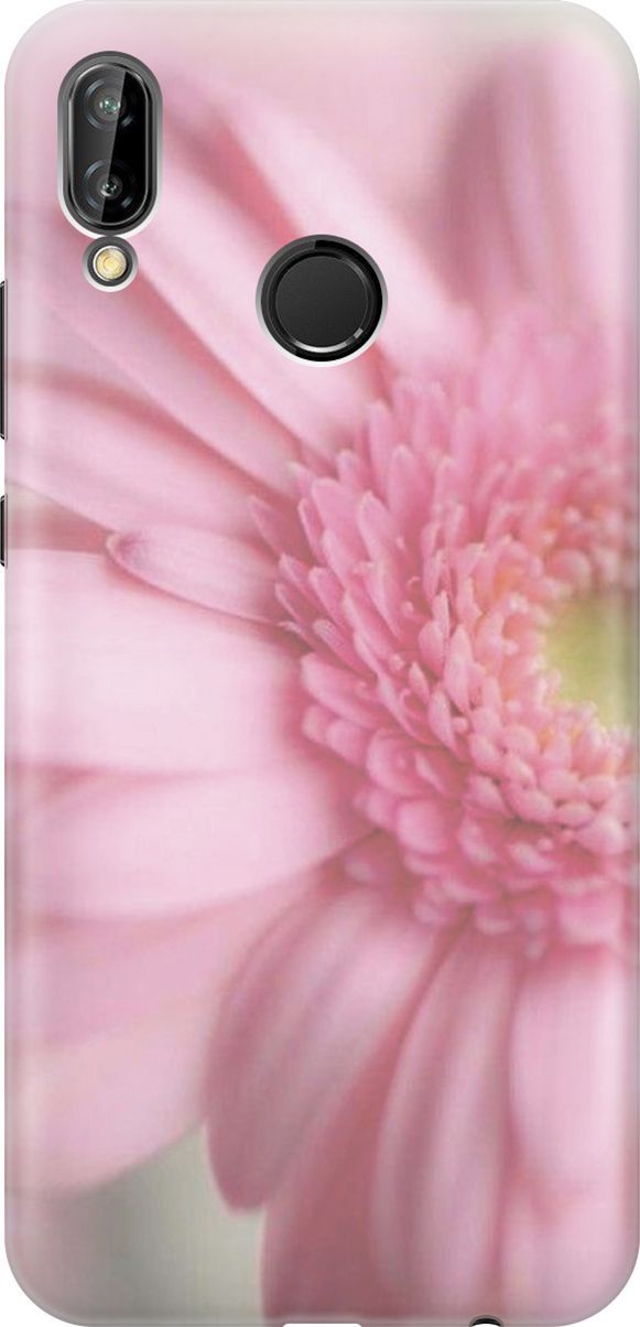 

Чехол на Huawei P20 Lite/Nova 3e с принтом "Розовая гербера", Розовый, 2222