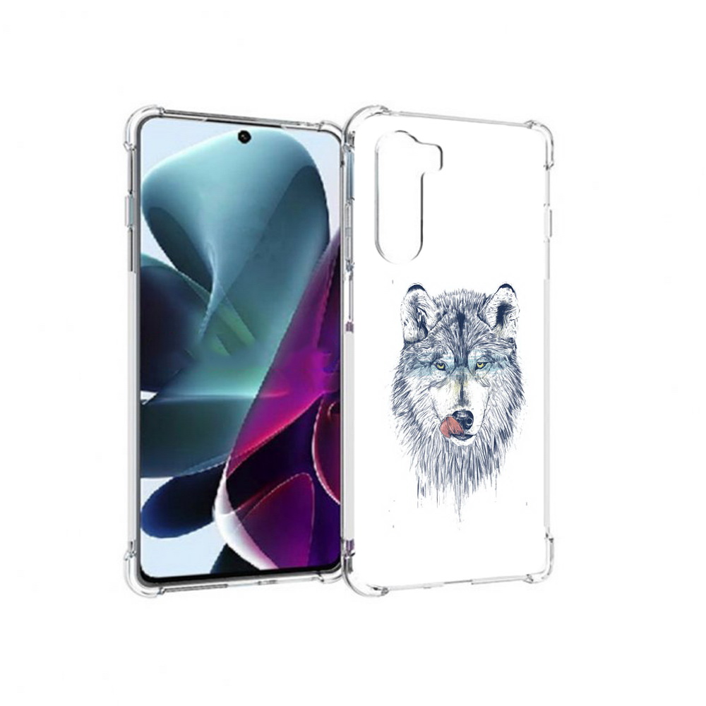 

Чехол MyPads Tocco для Motorola Moto G200 голодгый волк (PT227076.355.292), Прозрачный, Tocco