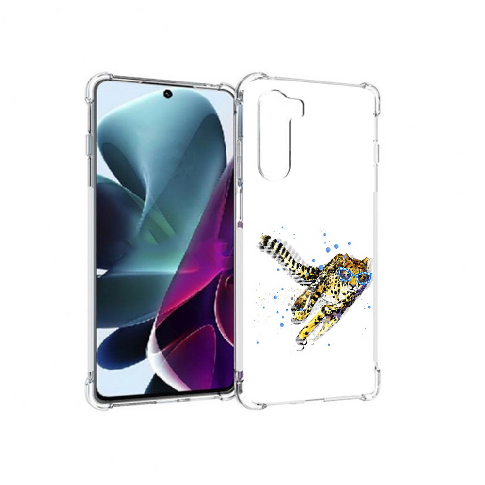 

Чехол MyPads Tocco для Motorola Moto G200 гепард в очках (PT227076.355.287), Прозрачный, Tocco