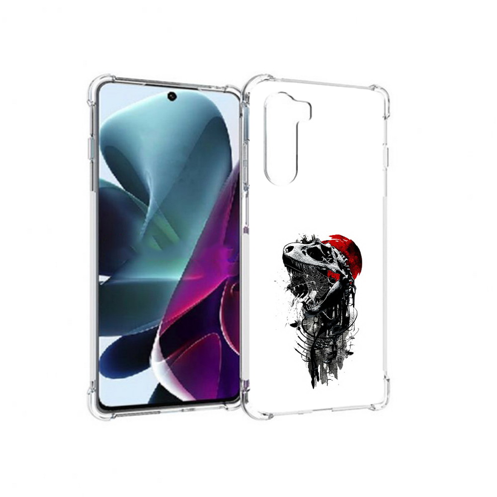

Чехол MyPads Tocco для Motorola Moto G200 вымерший динозавр (PT227076.355.284), Прозрачный, Tocco