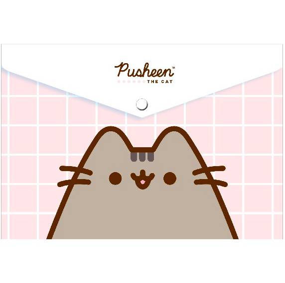 

Папка-конверт А4 Pusheen PULB-US1-PLB-EN15, Разноцветный