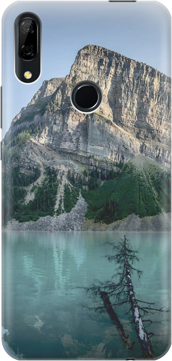 

Чехол на Honor 9X/Huawei P Smart Z/Y9 Prime (2019) "Дерево и горное озеро", Бирюзовый;зеленый, 2221