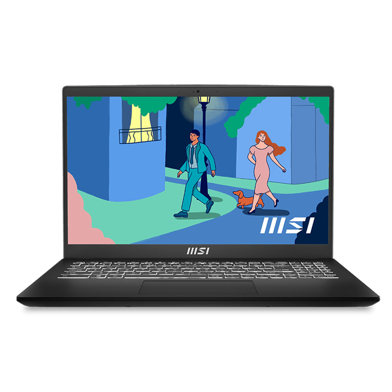 фото Ноутбук msi modern 15 b12m-234ru black (9s7-15h112-234)