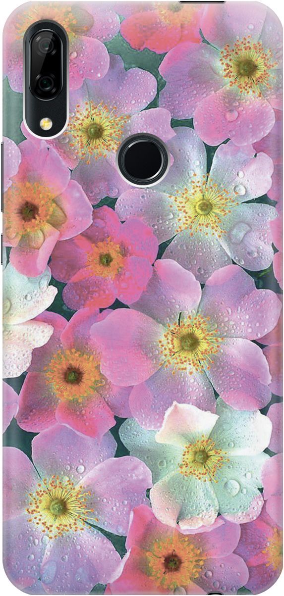 

Чехол на Honor 9X/9X Premium/Huawei P Smart Z/Y9 Prime (2019) "Розовые фиалки", 2221