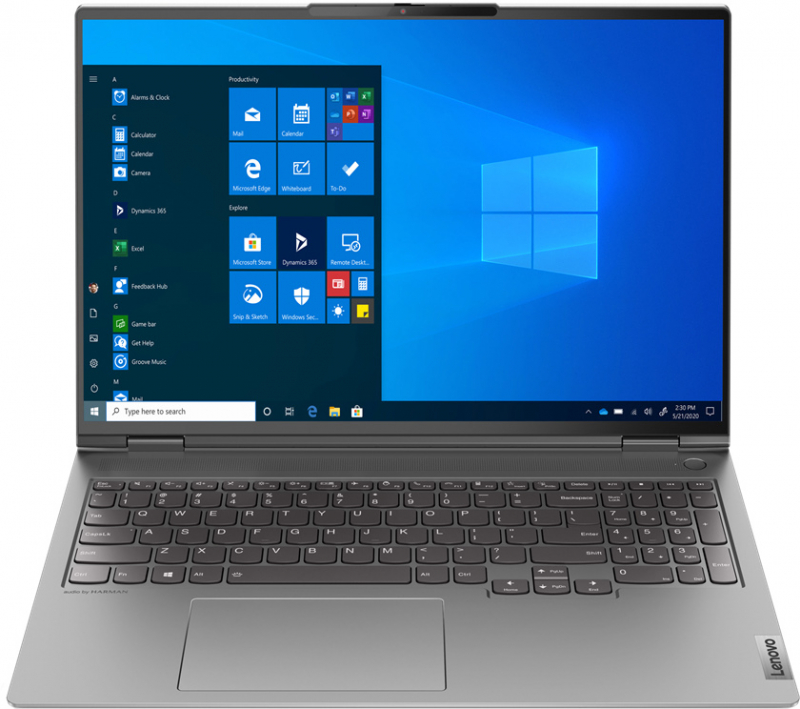 фото Ноутбук lenovo thinkbook 16p g2 ach серый (20ym002vpb)