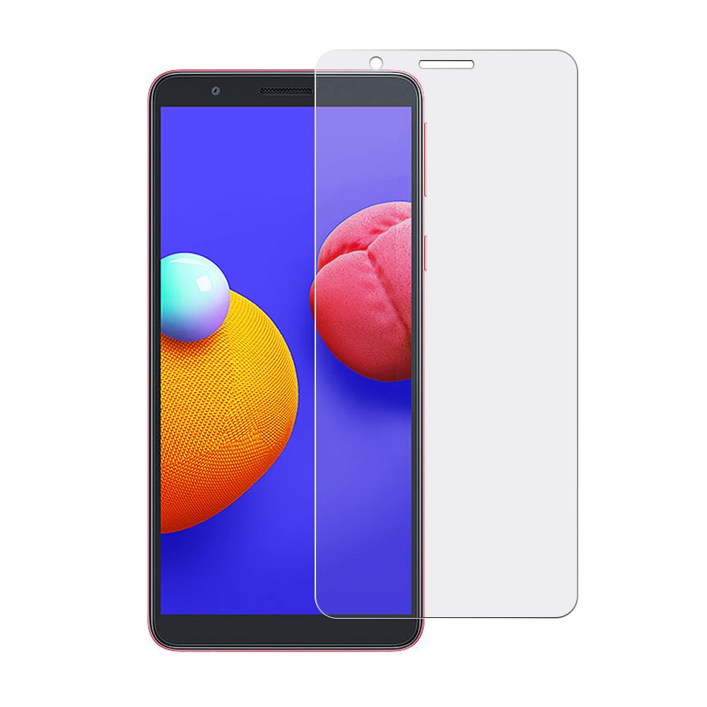 

Стекло защитное гибридное МАТОВОЕ Krutoff для Samsung Galaxy M01 core