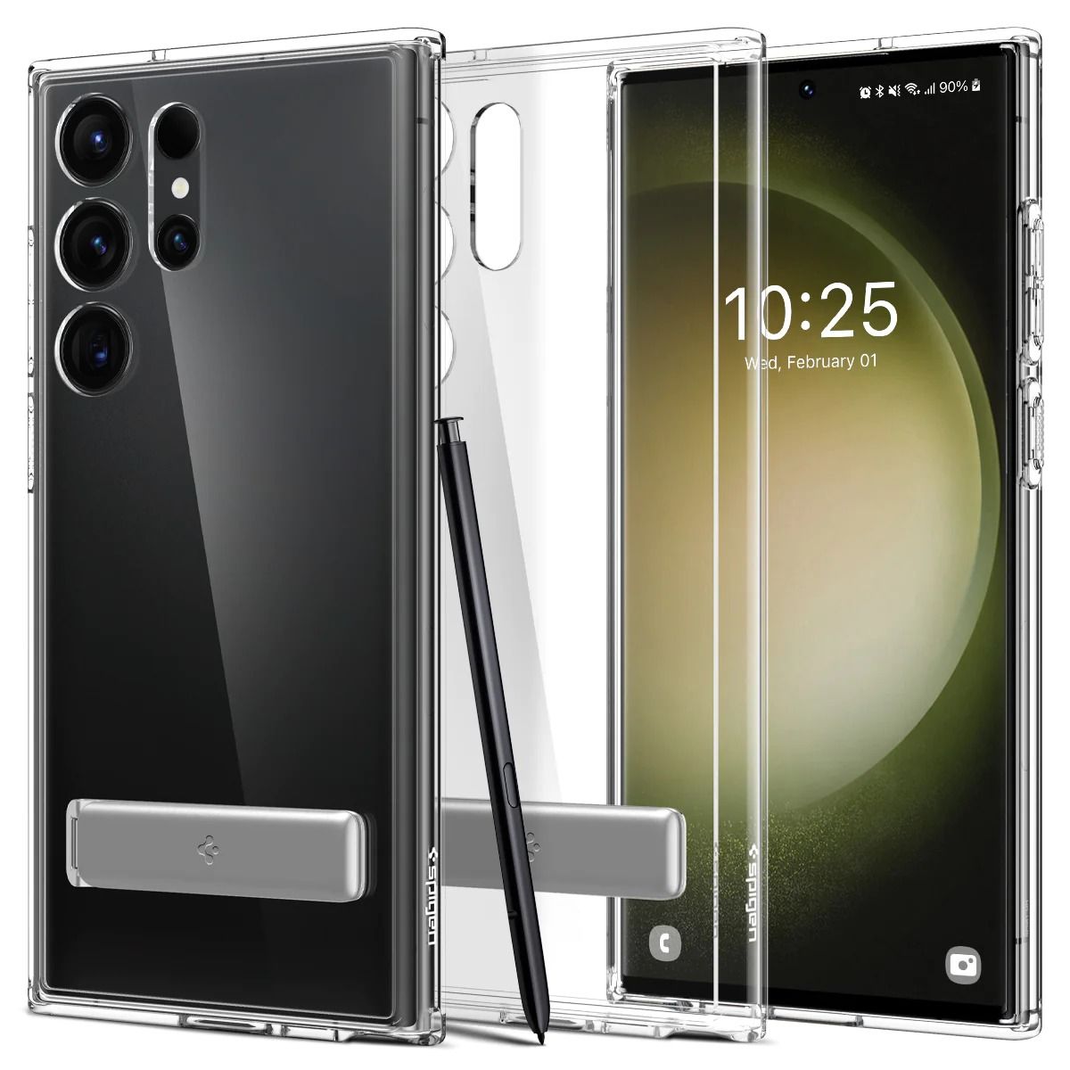 

Чехол Spigen для Galaxy S23 Ultra - Ultra Hybrid S - Прозрачный - ACS05622, Ultra Hybrid