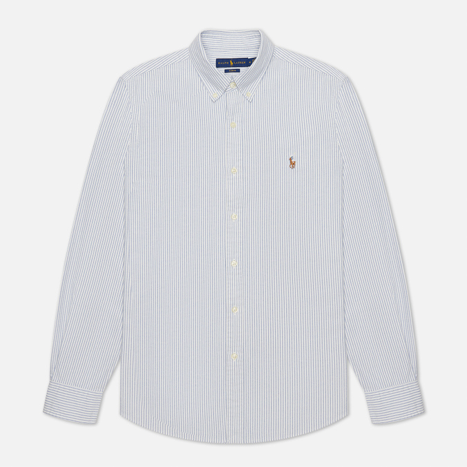 

Рубашка мужская Polo Ralph Lauren 710-549084 голубая M, 710-549084