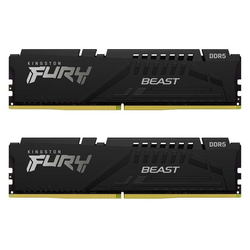 Оперативная память Kingston Fury Beast 32Gb DDR5 6000MHz (KF560C40BBK2-32) (2x16Gb KIT)