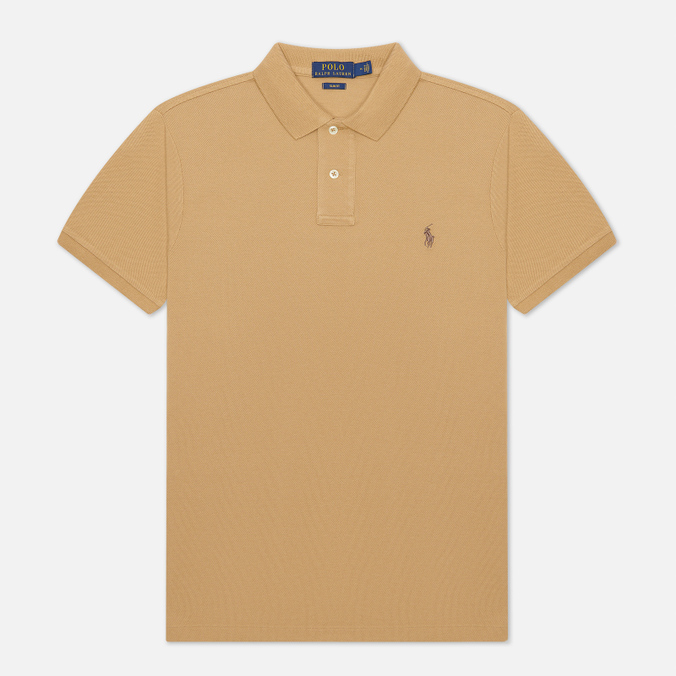 

Футболка-поло мужская Polo Ralph Lauren 710-536856 коричневая S, 710-536856