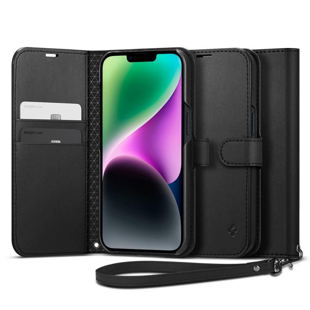 

Чехол-книжка Spigen для iPhone 14 - Wallet S - Черный - ACS05421, Wallet S