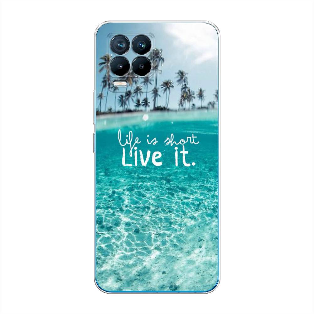 

Чехол Awog на Realme 8/8 Pro "Live it", Разноцветный, 255550-7
