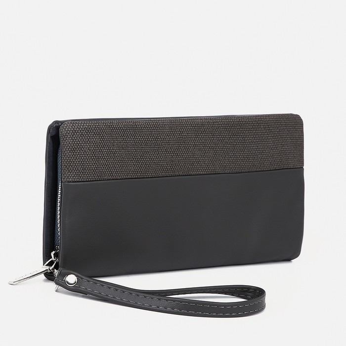 

Кошелек женский NoBrand 9833146 серый, 9833146