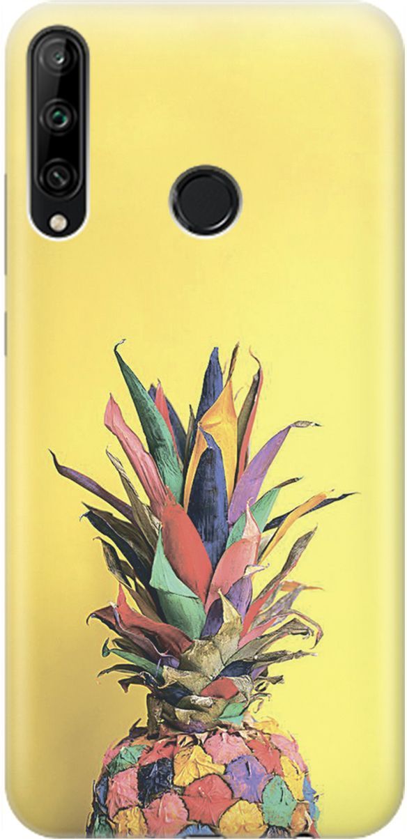 

Чехол на Honor 9C/Huawei P40 Lite E "Ананас на желтом", 1469