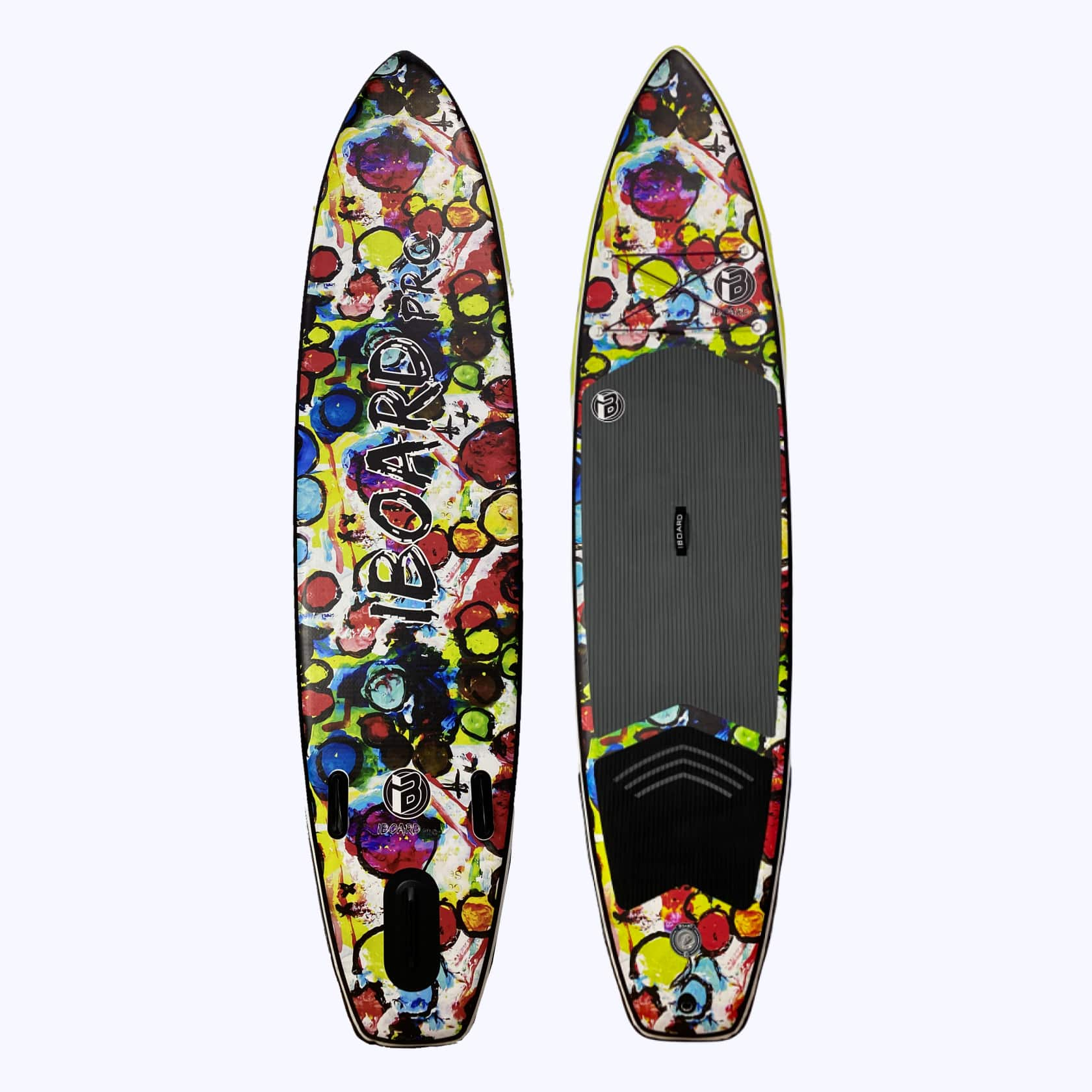 

SUP-борд Iboard Pro 351x84x15 см bubbles, Желтый;красный;синий;черный, Pro