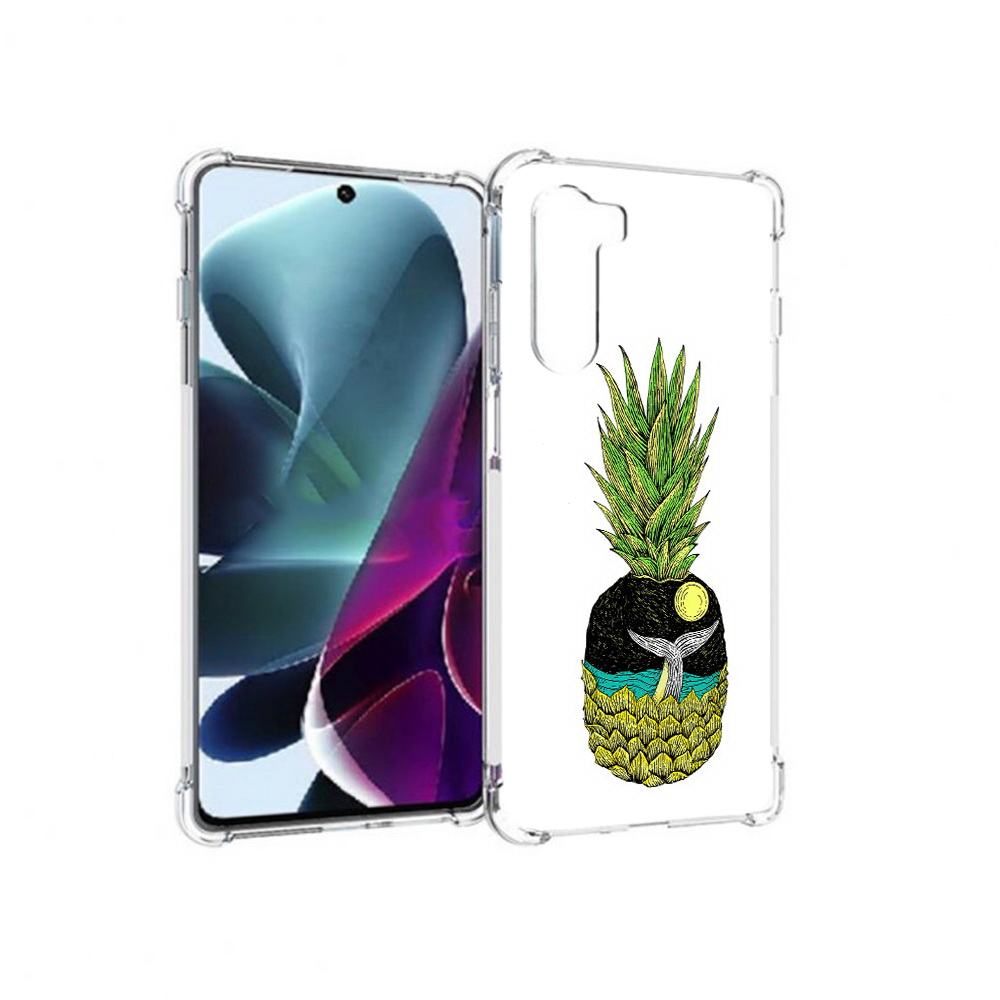 

Чехол MyPads Tocco для Motorola Moto G200 ананас с китом (PT227076.355.220), Прозрачный, Tocco