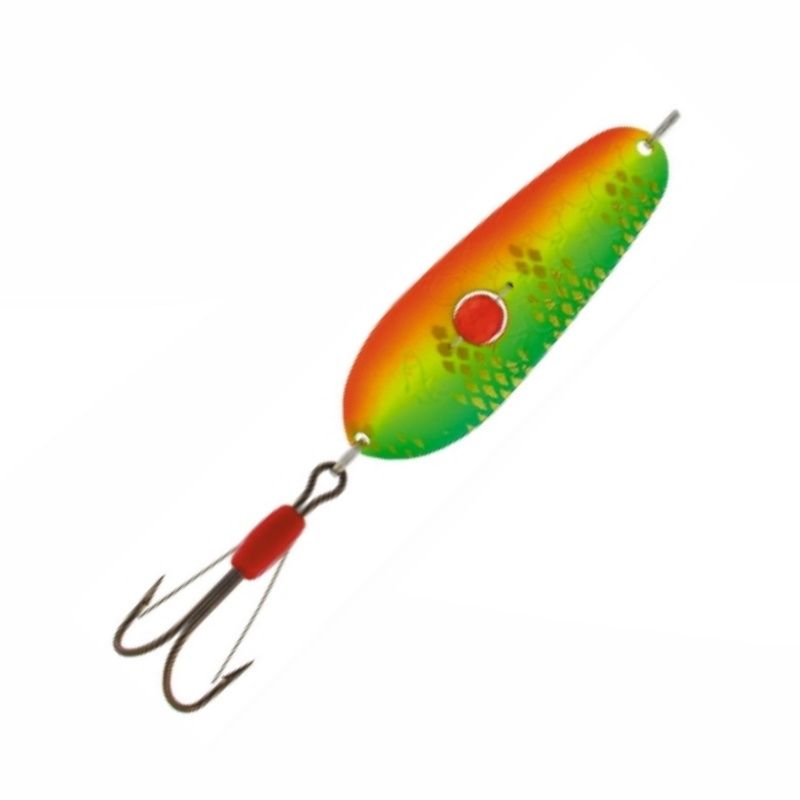 

Блесна Kuusamo Rasanen 70/20 (бусинка, незацепляйка) G/GR/FYe/FR-C, UV, Разноцветный