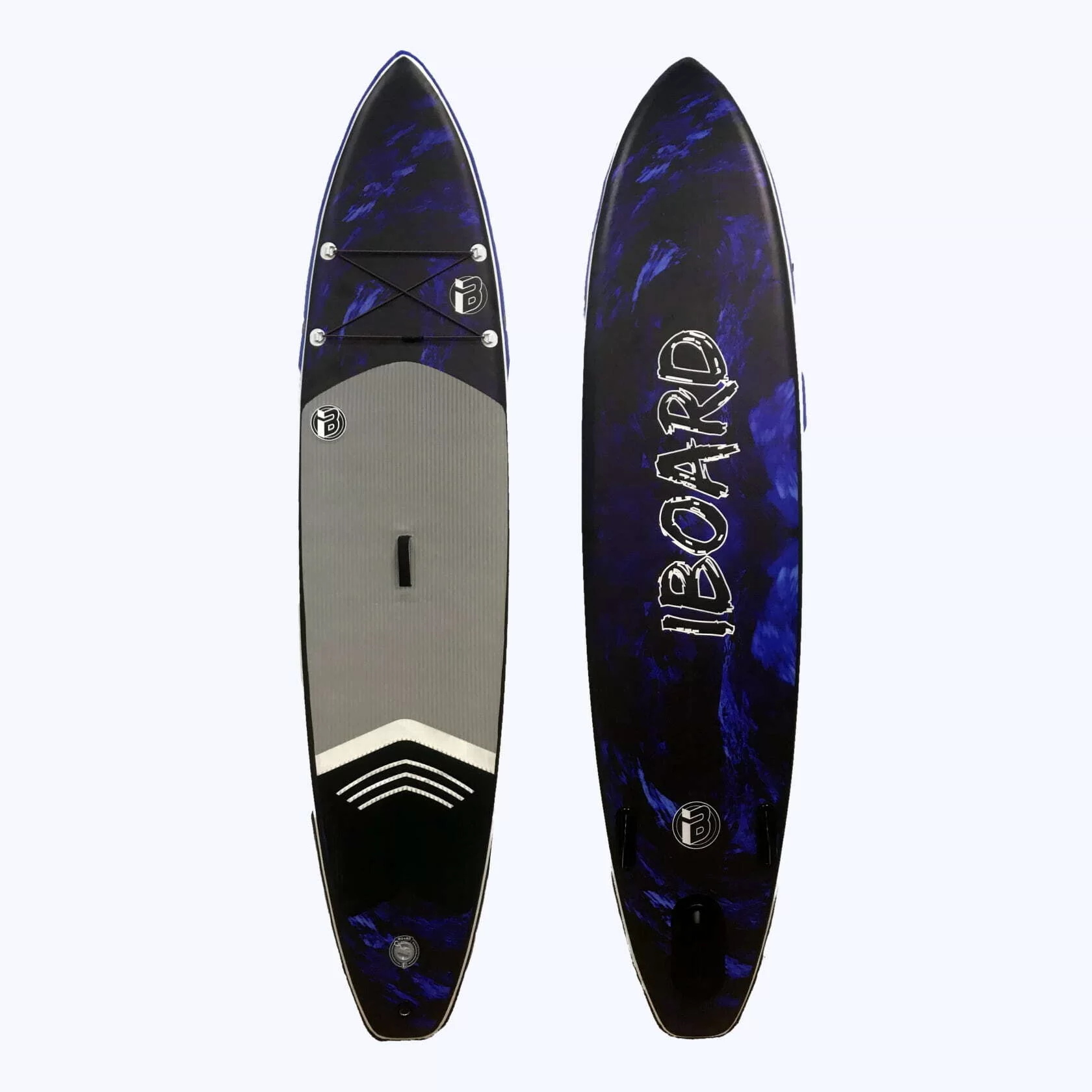 

SUP-борд Iboard Digital Print 335x81x15 см blue waves, Синий;черный, Digital Print