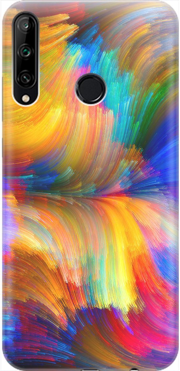 

Чехол на Honor 9C/Huawei P40 Lite E "Акварельное небо", 1905