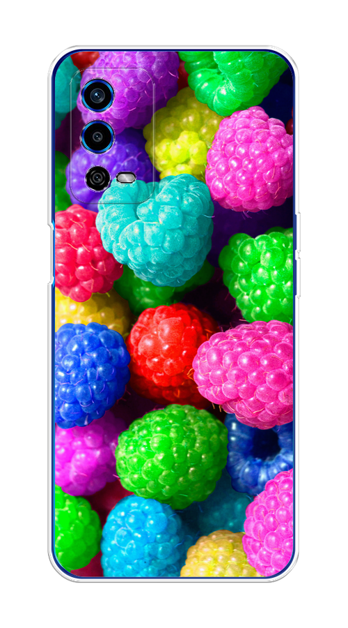 

Чехол на Oppo A55 4G "Леденцовая малина", Фиолетовый;розовый;зеленый, 259150-1