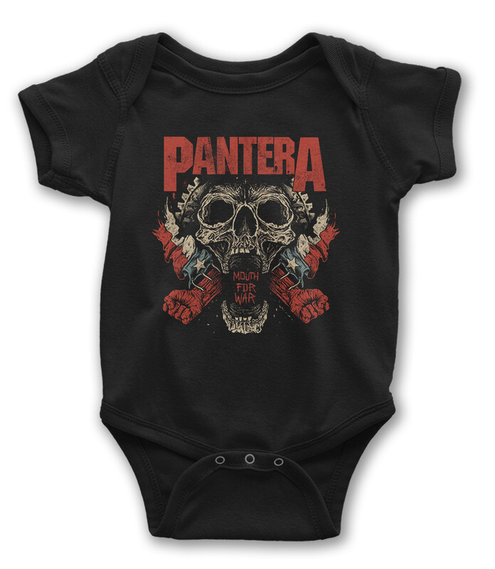 

Боди детское WILD CHILD Pantera / Череп, цв.черный р.80, Pantera / Череп