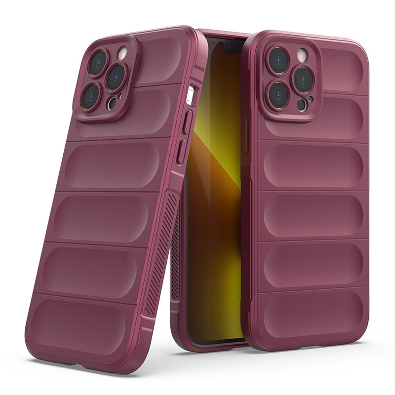 

Чехол Flexible Case для iPhone 13 Pro Max бордовый, Красный