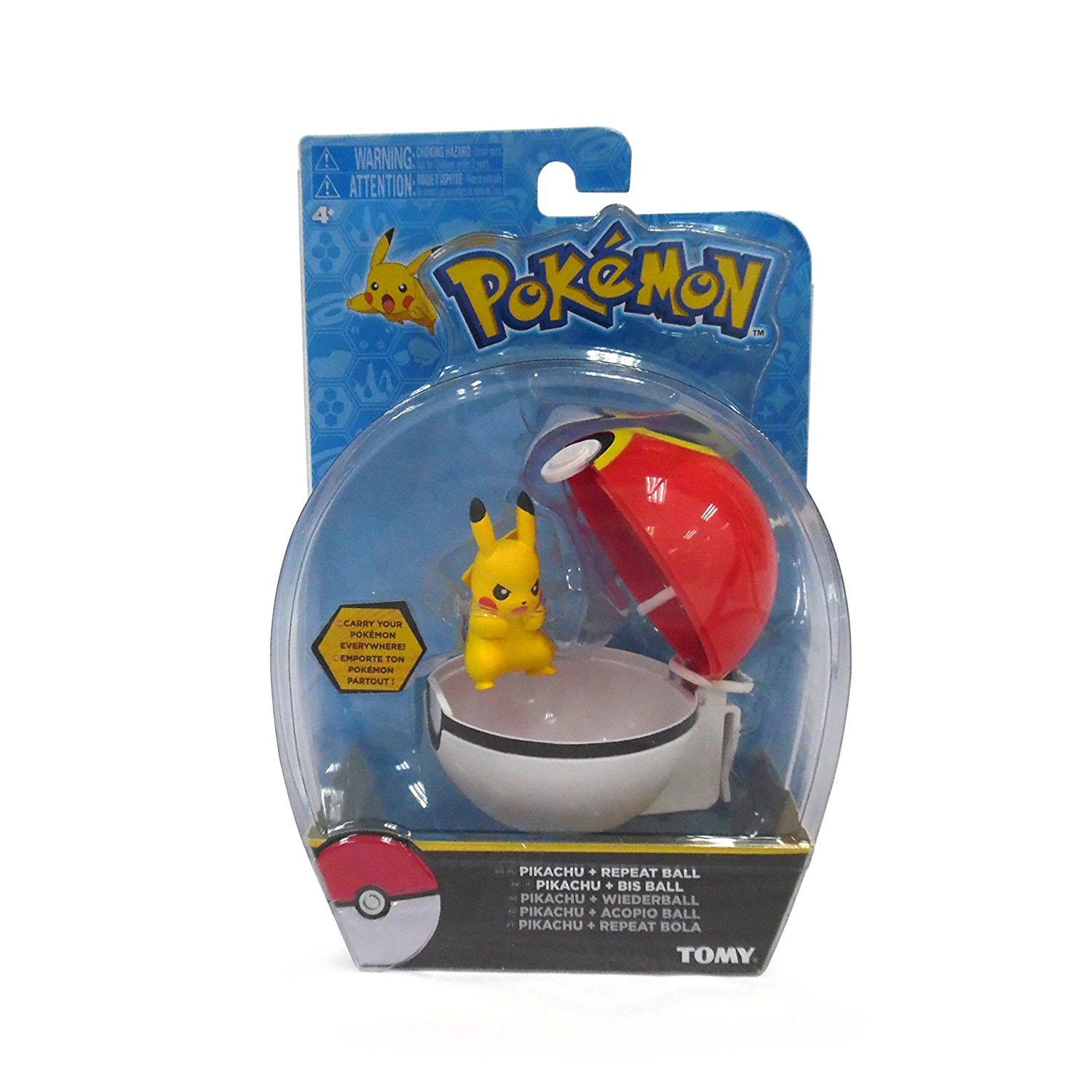 Игровой набор с фигуркой Pokemon Pikachu Bis Ball Покебол