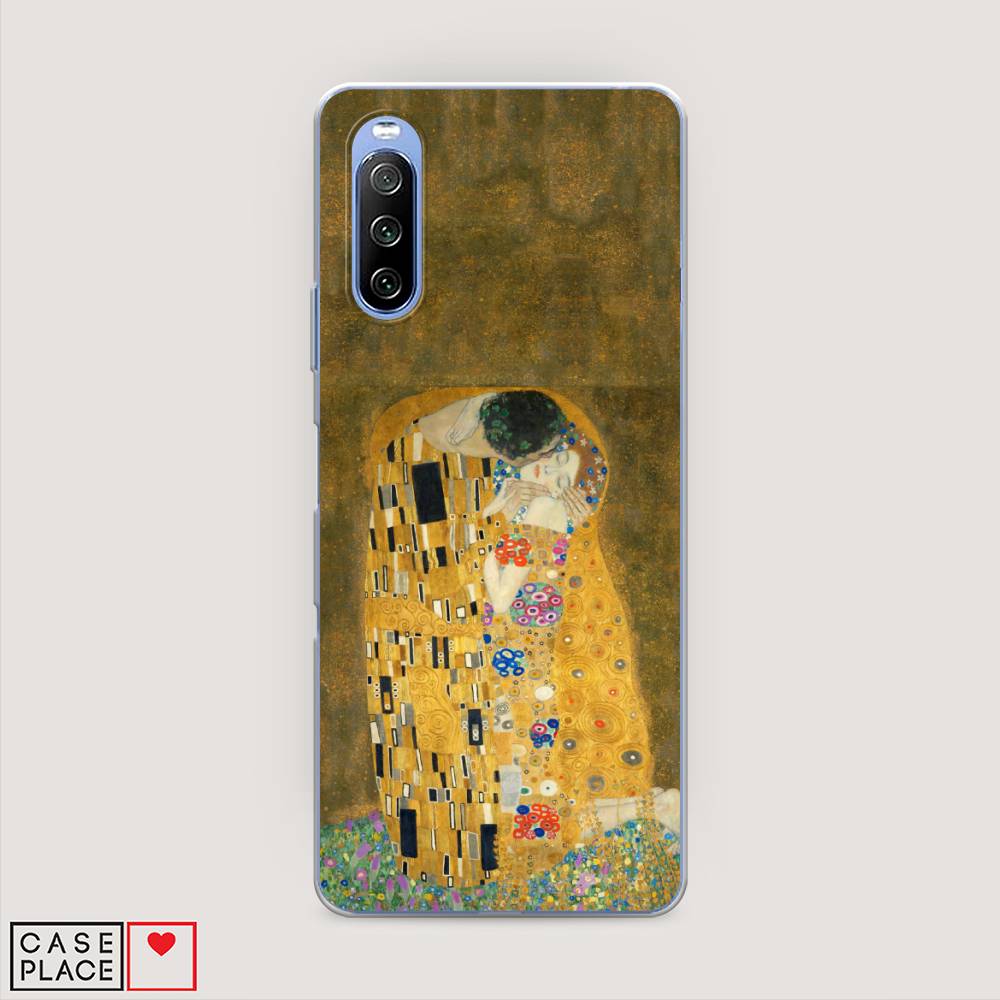 

Чехол Awog на Sony Xperia 10 III "Поцелуй Гюстава Климта", Разноцветный, 54950-9