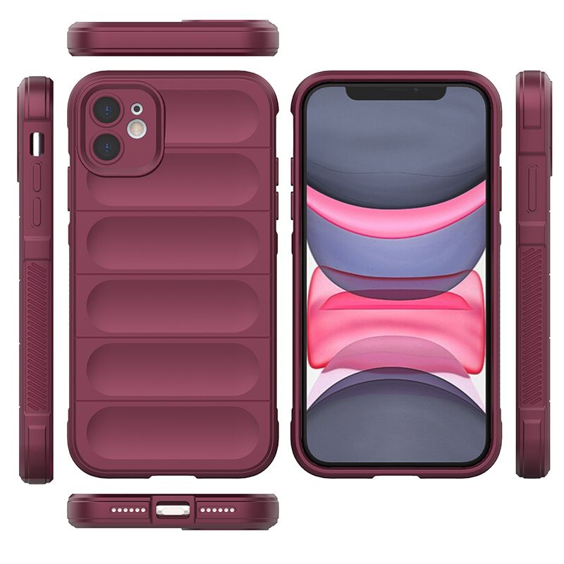 

Чехол Flexible Case для iPhone 11 бордовый, Красный