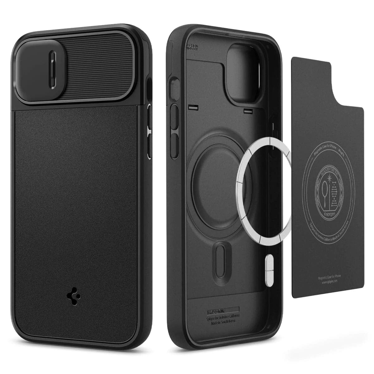 

Чехол Spigen для iPhone 14 Plus - Optik Armor (MagFit) - Черный - ACS04923, Optik Armor