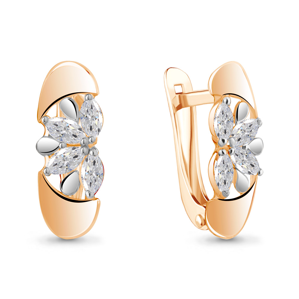 

Серьги из серебра с фианитом Aquamarine Aquamarine 49214_925_з, 49214_925_з