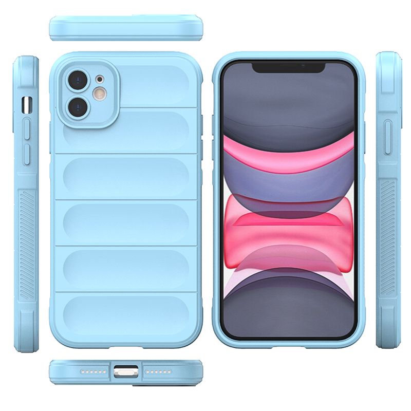 

Чехол Flexible Case для iPhone 11 голубой