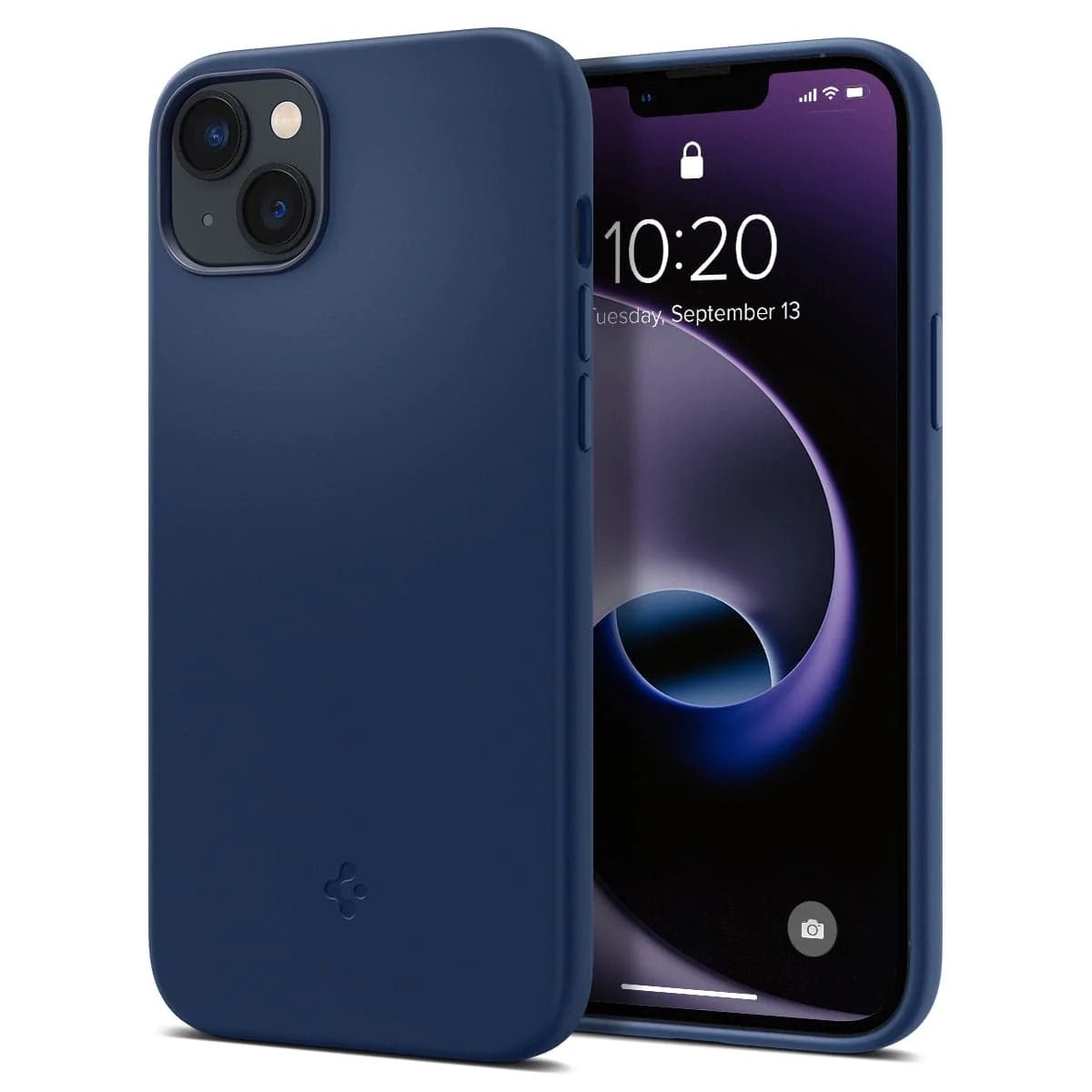 

Чехол Spigen для iPhone 14 Plus - Silicone Fit (MagFit) - Синий - ACS04921, Silicone Fit