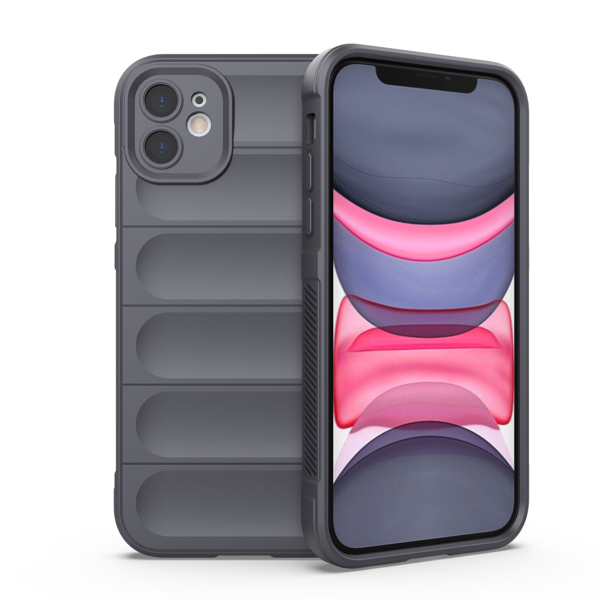 

Чехол Flexible Case для iPhone 11 серый