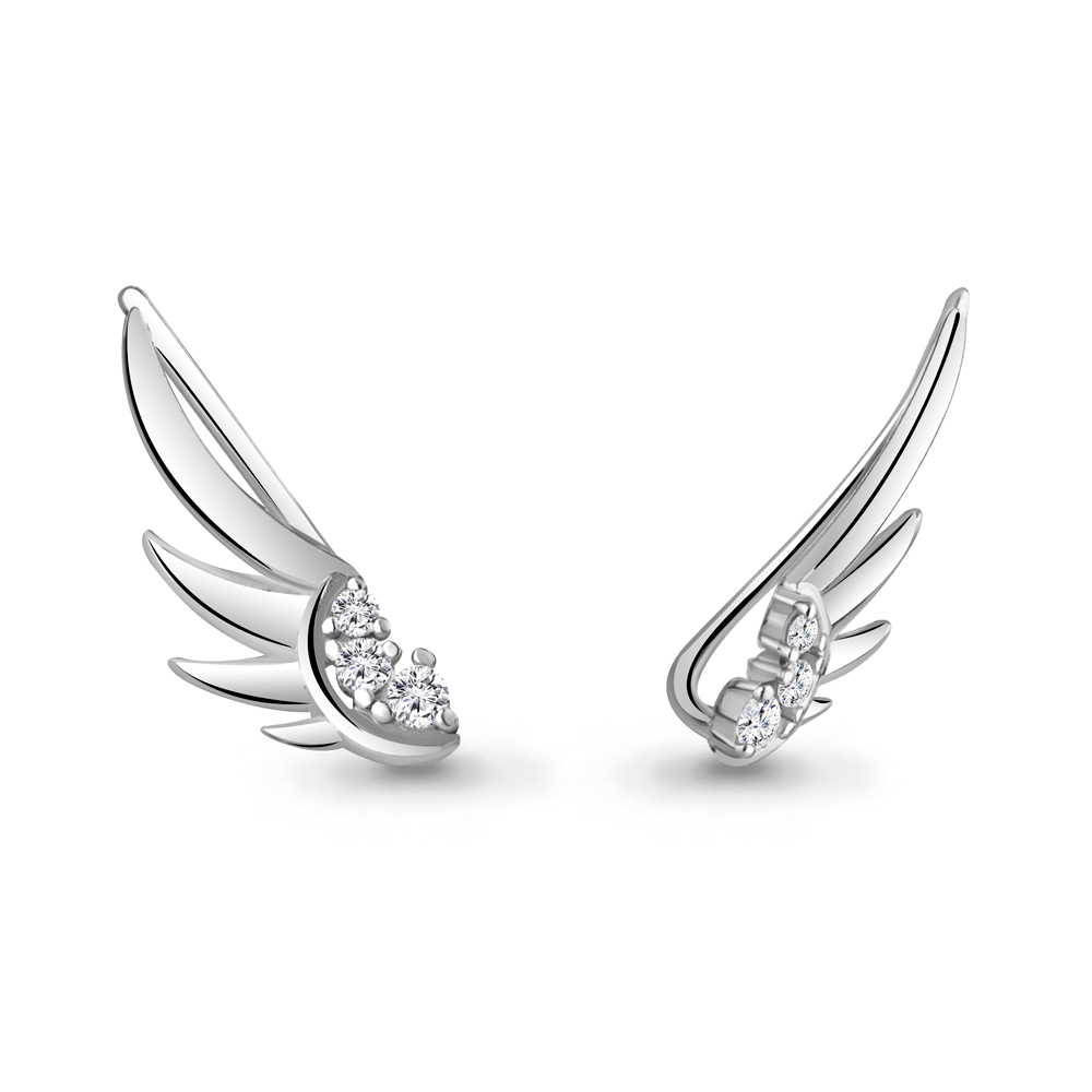 

Серьги из серебра с фианитом Aquamarine Aquamarine 49205А_925_р, 49205А_925_р