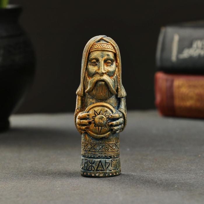 

Фигура "Даждьбог" латунь 3,5х8,5х3см, Славянские боги