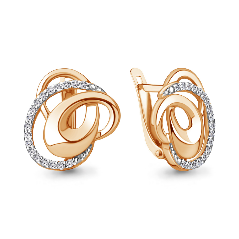 

Серьги из серебра с фианитом Aquamarine Aquamarine 49197А_925_з, 49197А_925_з