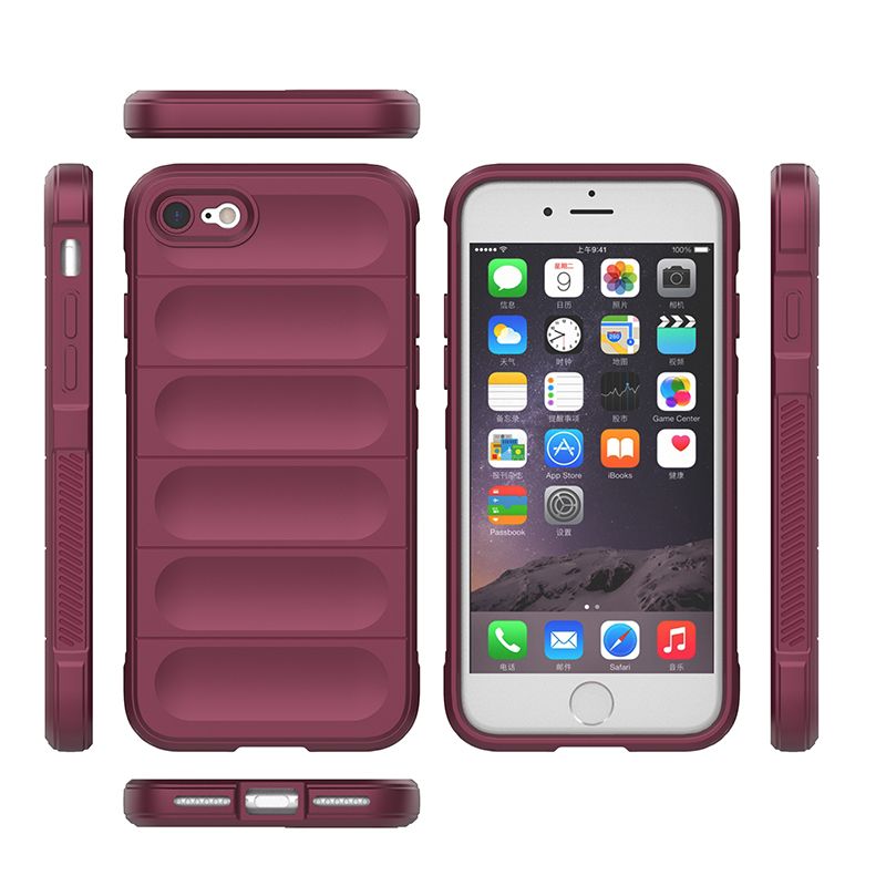 

Чехол Flexible Case для iPhone SE 2020 / SE 2022 бордовый, Красный