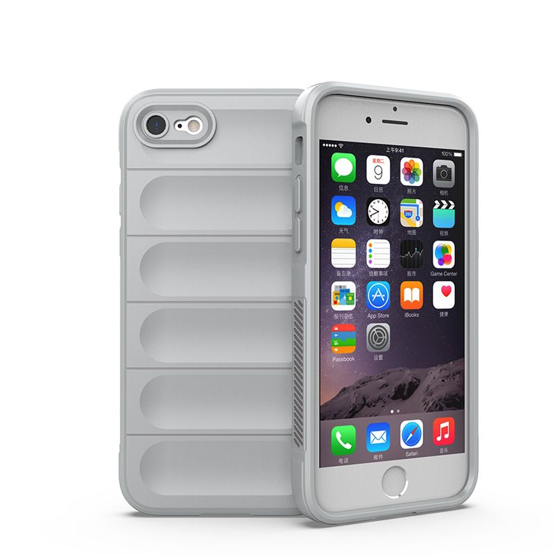

Чехол Flexible Case для iPhone SE 2020 / SE 2022 светло-серый