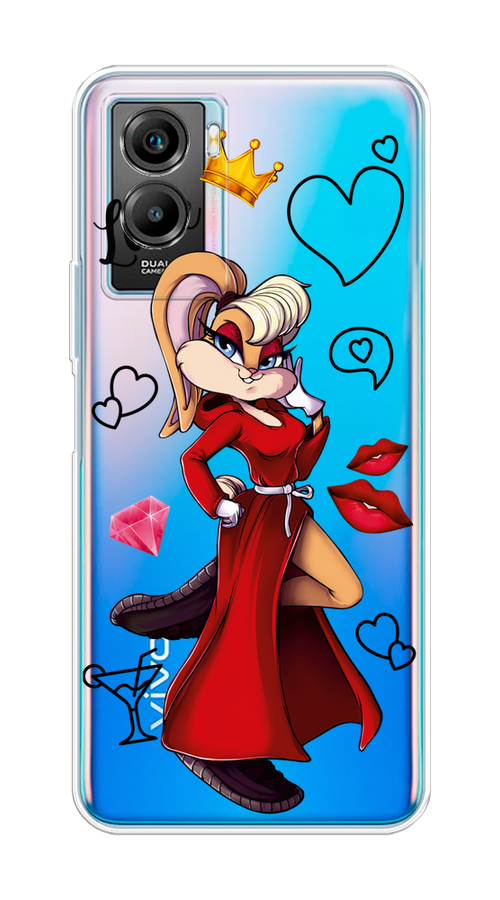 

Чехол на Vivo Y55s 5G "Rich Lola Bunny", Красный;бежевый;оранжевый, 266150-6