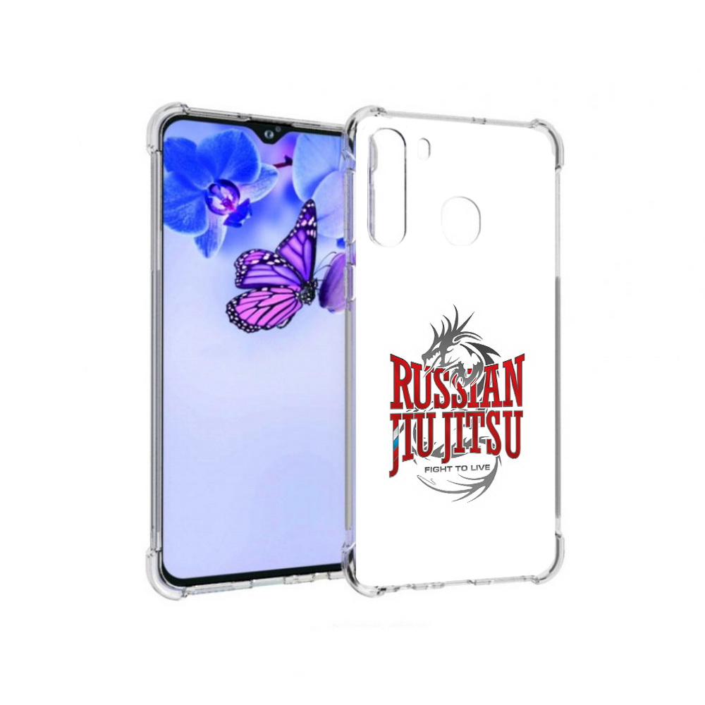 

Чехол MyPads Tocco для Samsung Galaxy A21 джиу джитсу (PT226904.547.321), Прозрачный, Tocco