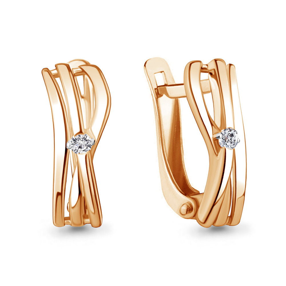 

Серьги из серебра с фианитом Aquamarine Aquamarine 49183А_925_з, 49183А_925_з