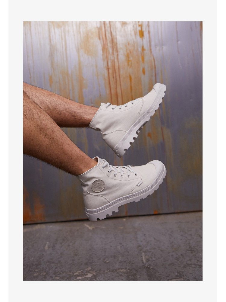 

Ботинки унисекс Palladium P1315K02R белые 38 EU, Белый, P1315K02R