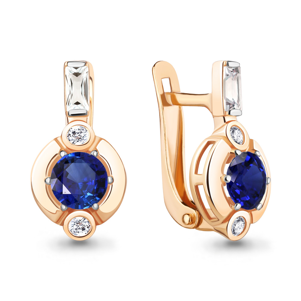 

Серьги из серебра с фианитом Aquamarine Aquamarine 49178АБ_925_з, 49178АБ_925_з