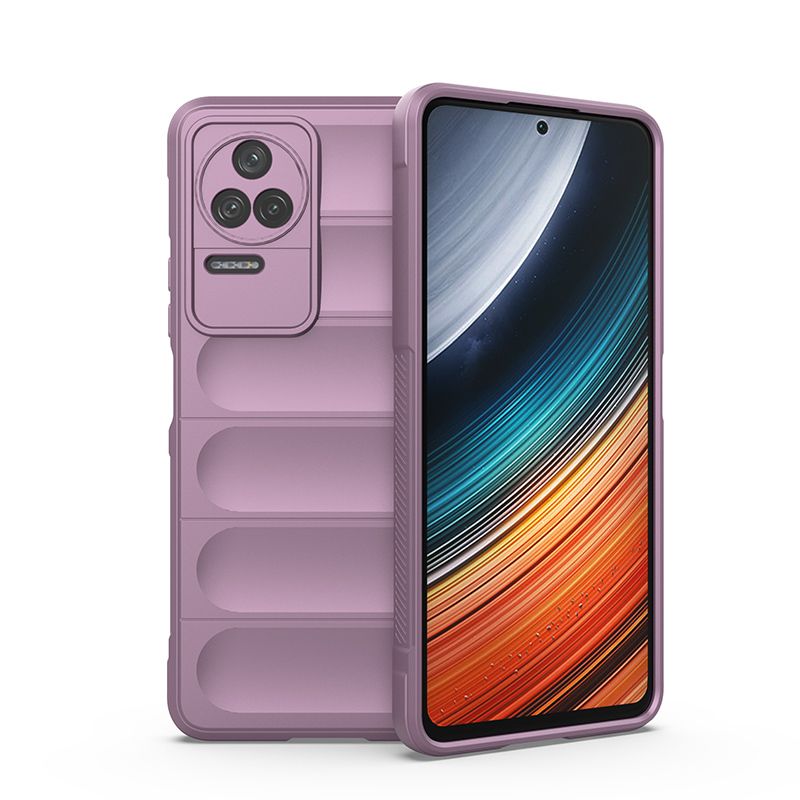 

Чехол Flexible Case для Xiaomi Poco F4 сиреневый, Фиолетовый