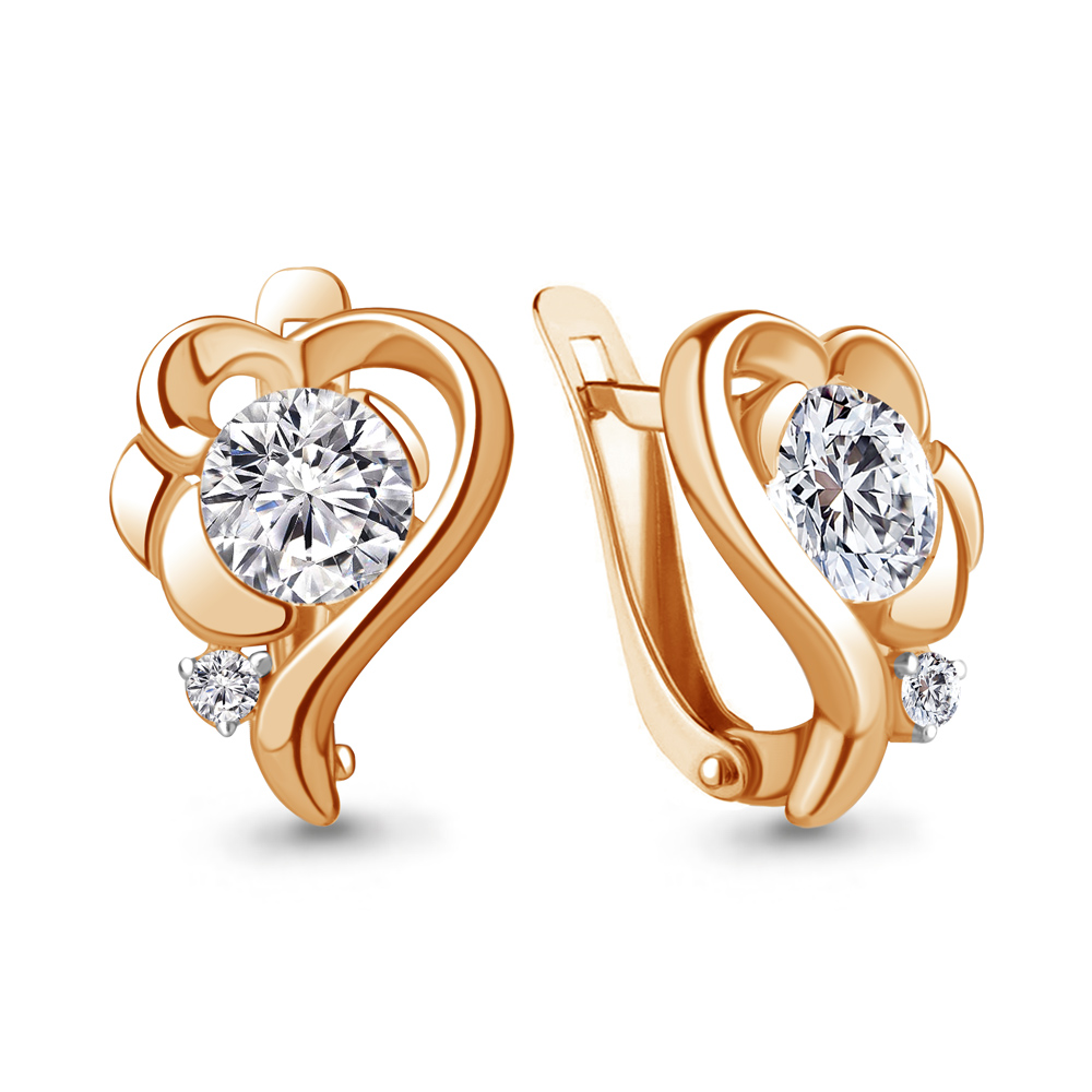 

Серьги из серебра с фианитом Aquamarine Aquamarine 49170А_925_з, 49170А_925_з