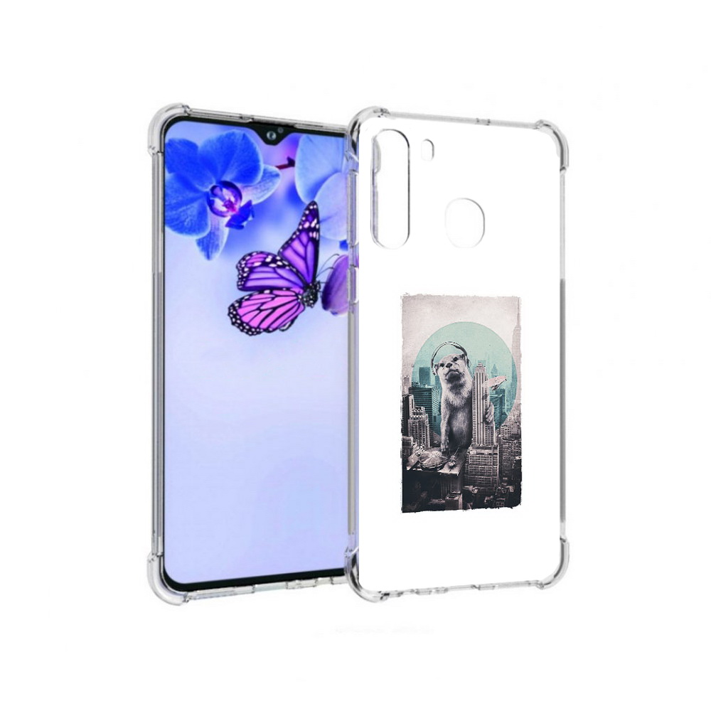 

Чехол MyPads Tocco для Samsung Galaxy A21 выдра в городе (PT226904.547.283), Прозрачный, Tocco