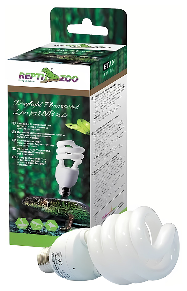 Ультрафиолетовая лампа для террариума Repti-Zoo Compact Tropical 5.0, 26 Вт